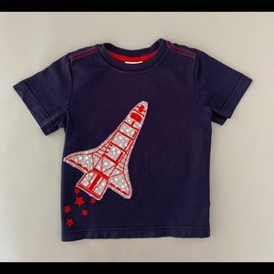 Hanna Anderson Space Shuttle Rocket & Stars Tee